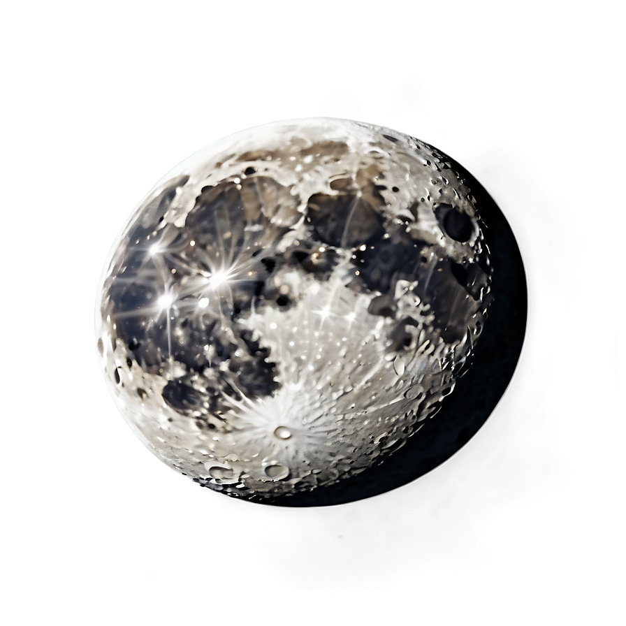 Quarter Moon Transparent Png 05252024 PNG image