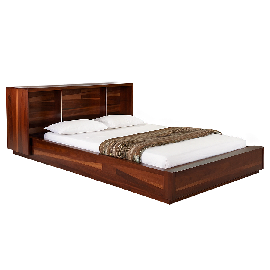 Queen Bed With Storage Png Xti PNG image