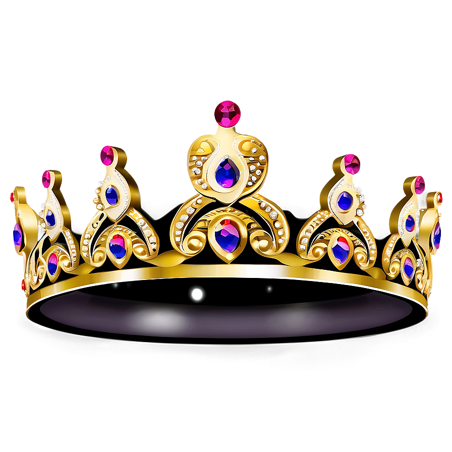 Queen Crown Gold Png 4 PNG image