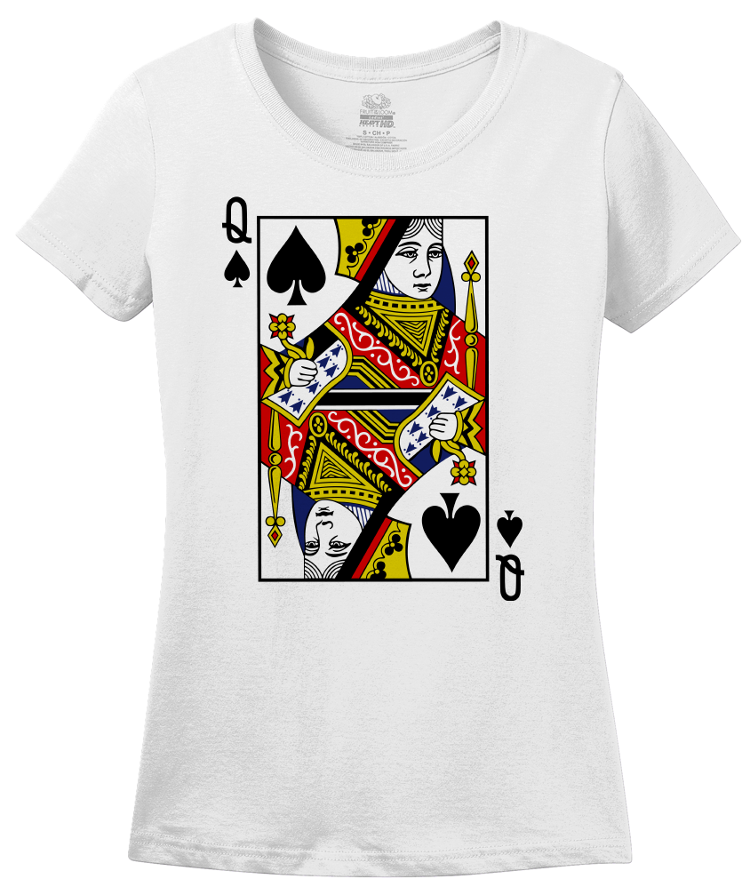Queenof Spades T Shirt Design PNG image