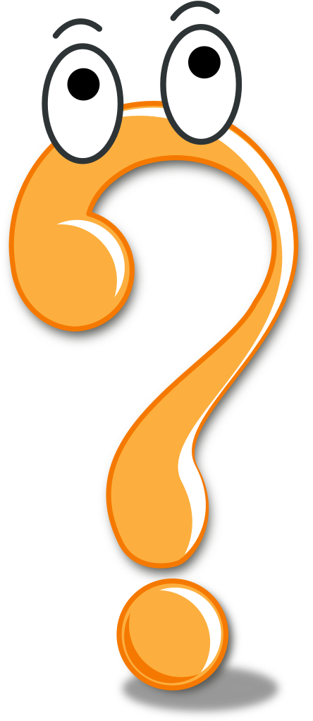 Question Mark Character Illustration PNG image