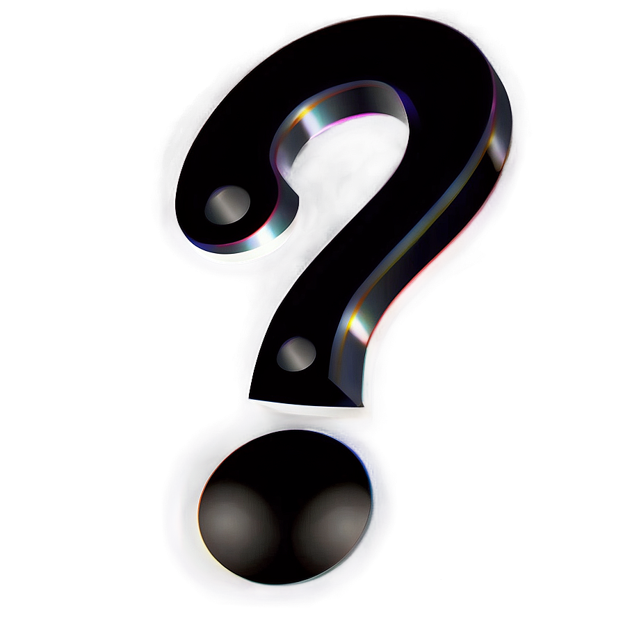 Question Mark Transparent Design Png 16 PNG image