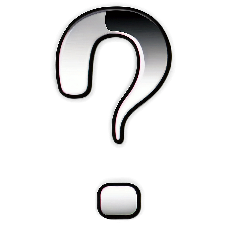 Question Mark Transparent Logo Png 05262024 PNG image