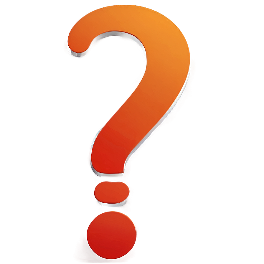 Question Mark Transparent Silhouette Png 05262024 PNG image