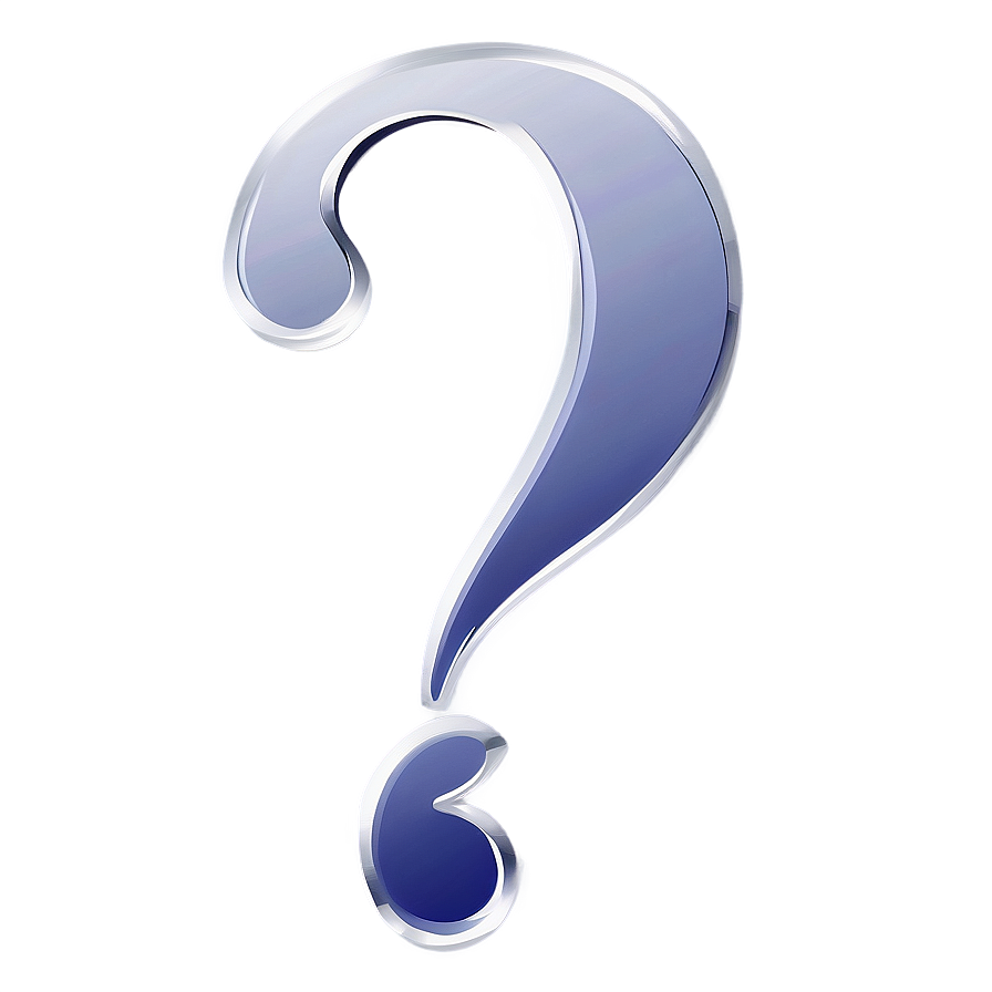 Question Mark Transparent Silhouette Png Aun PNG image