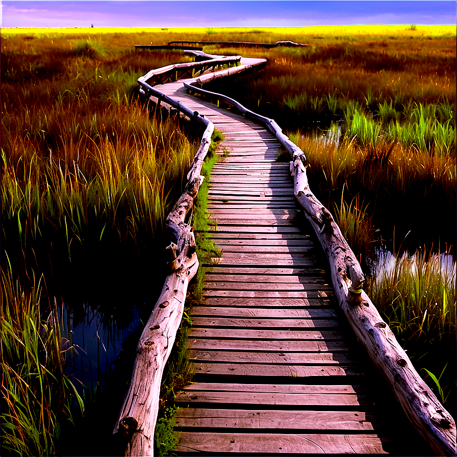 Quiet Marsh Walkway Png 19 PNG image