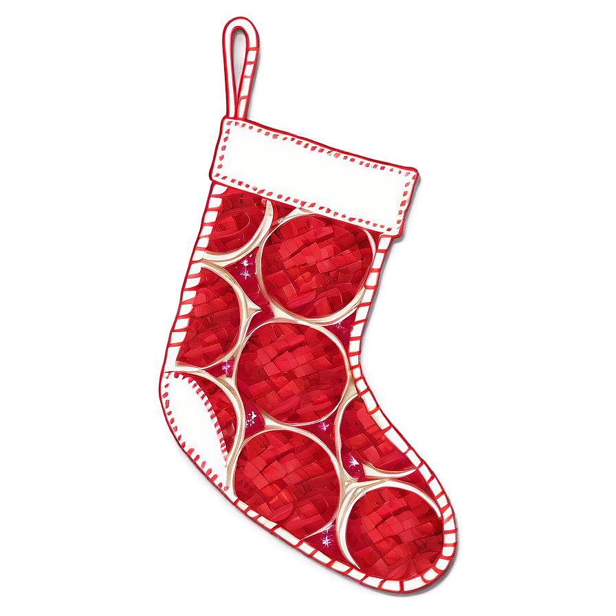 Quilted Christmas Stocking Png 06132024 PNG image