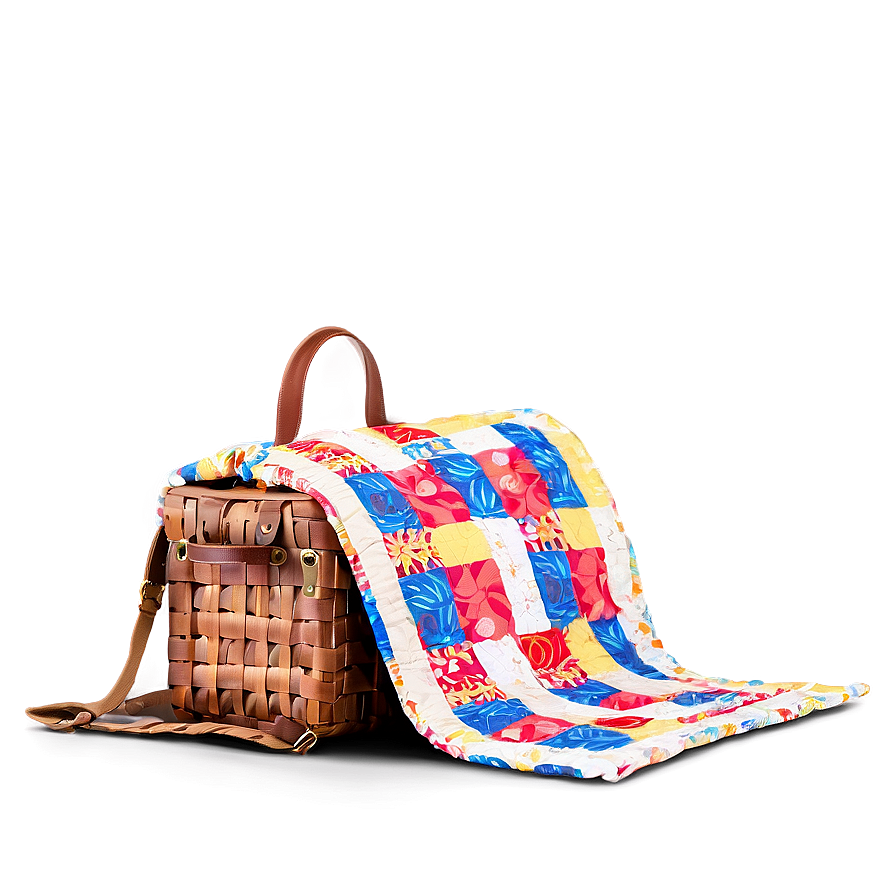 Quilted Picnic Blanket Png Cwa PNG image