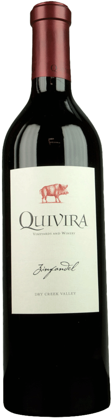 Quivira Vineyards Zinfandel Wine Bottle PNG image