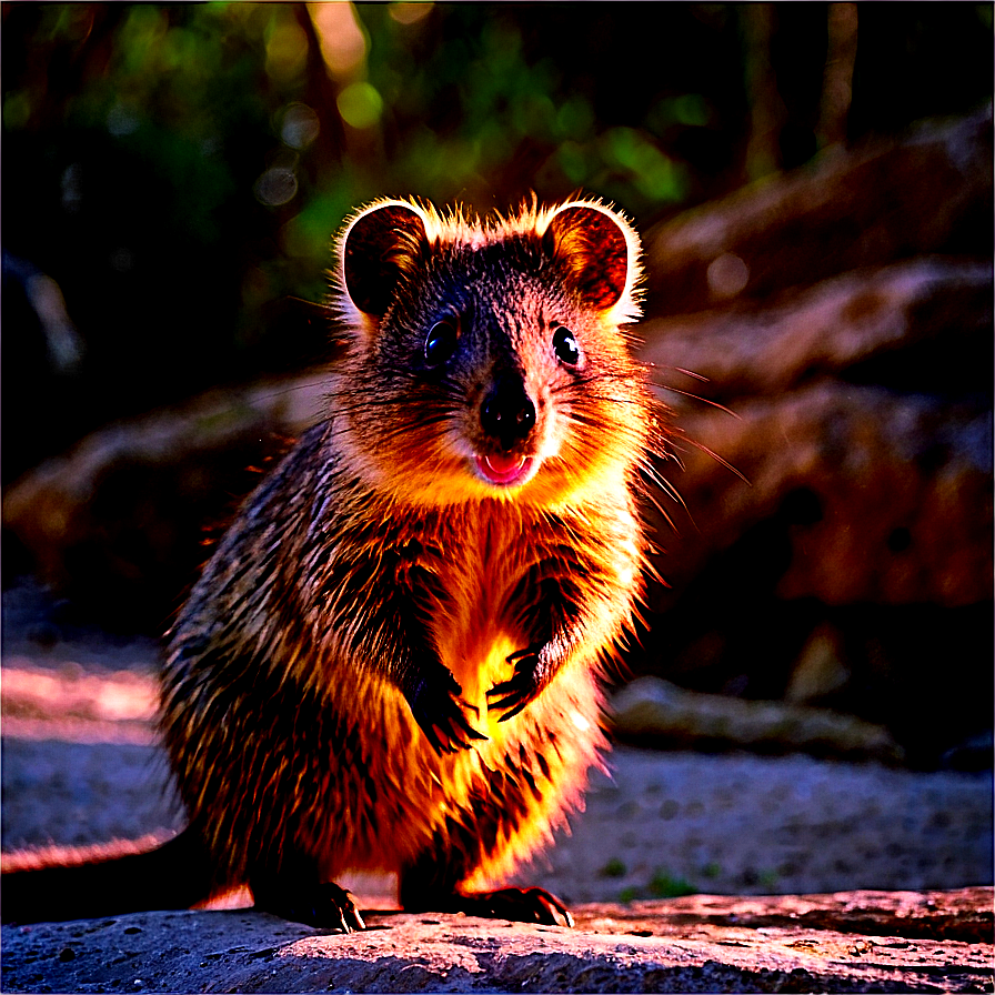 Quokka Island Adventure Png Tie PNG image