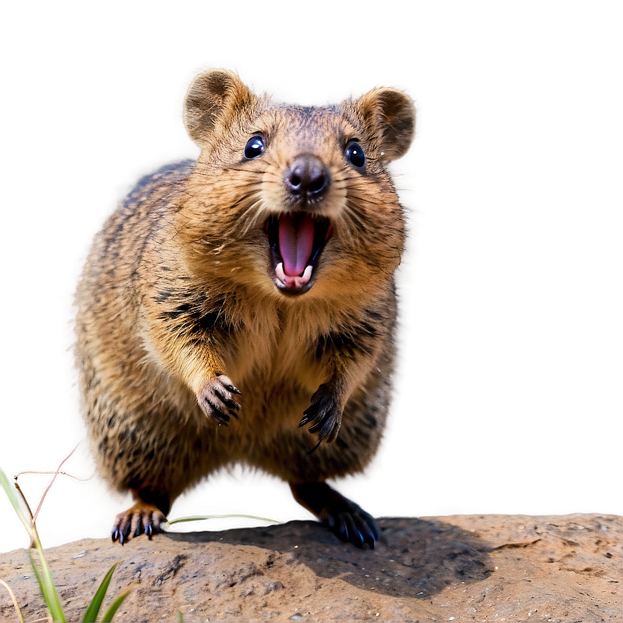 Quokka Jumping Joyfully Png 33 PNG image