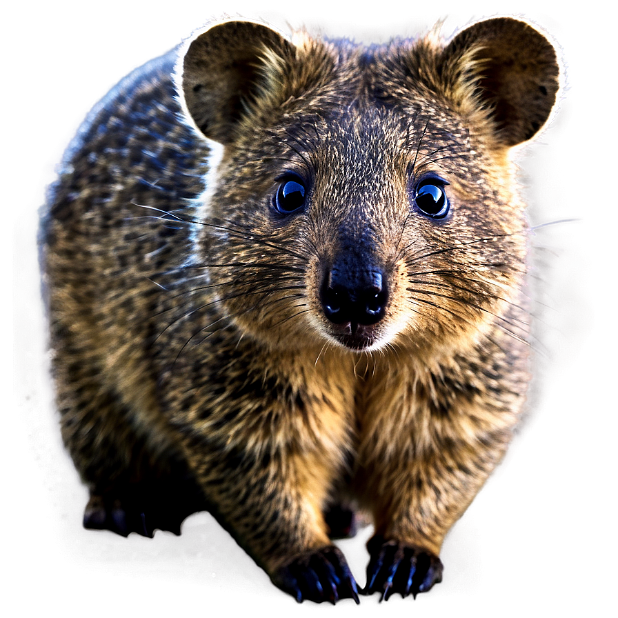 Quokka With Bright Eyes Png 06242024 PNG image