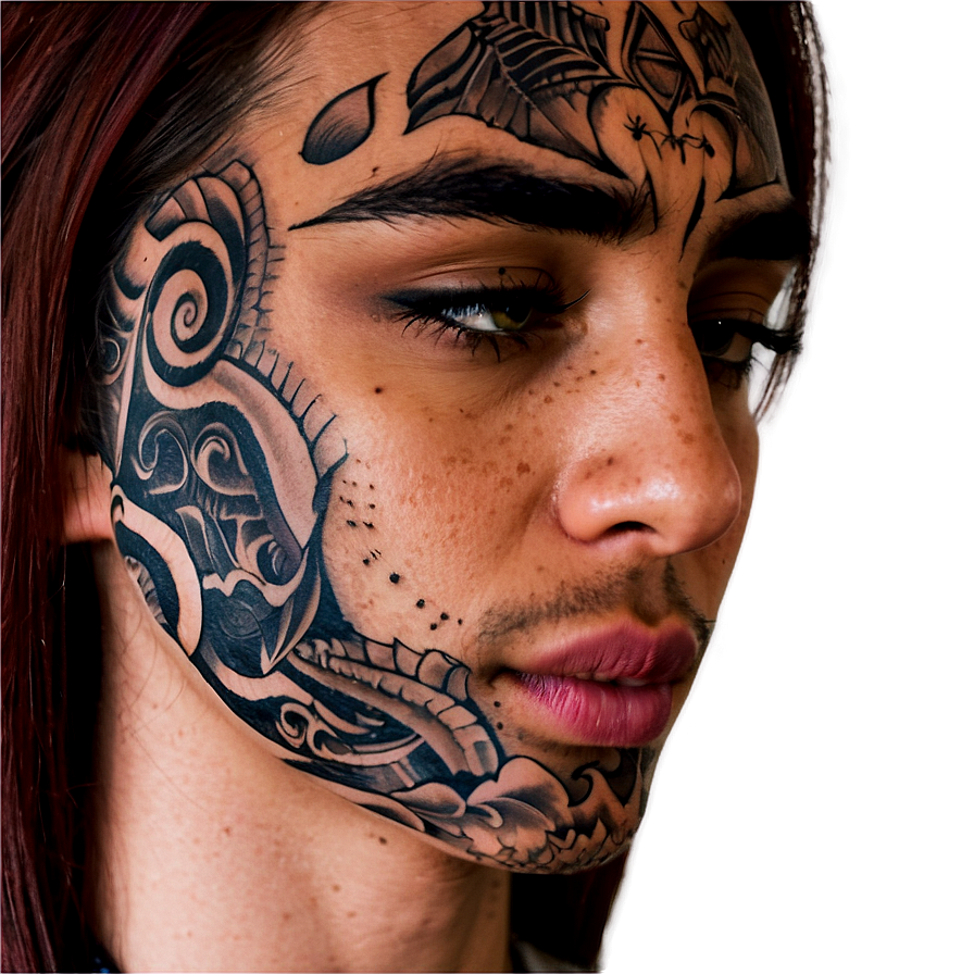 Quote Face Tattoo Png 65 PNG image