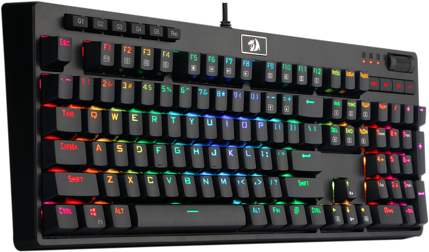 R G B Mechanical Gaming Keyboard PNG image
