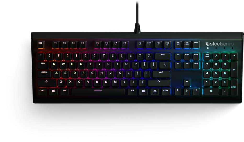 R G B Mechanical Gaming Keyboard PNG image