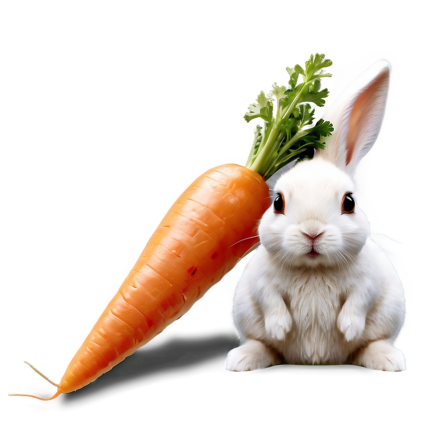 Rabbit And Carrot Png Vot PNG image