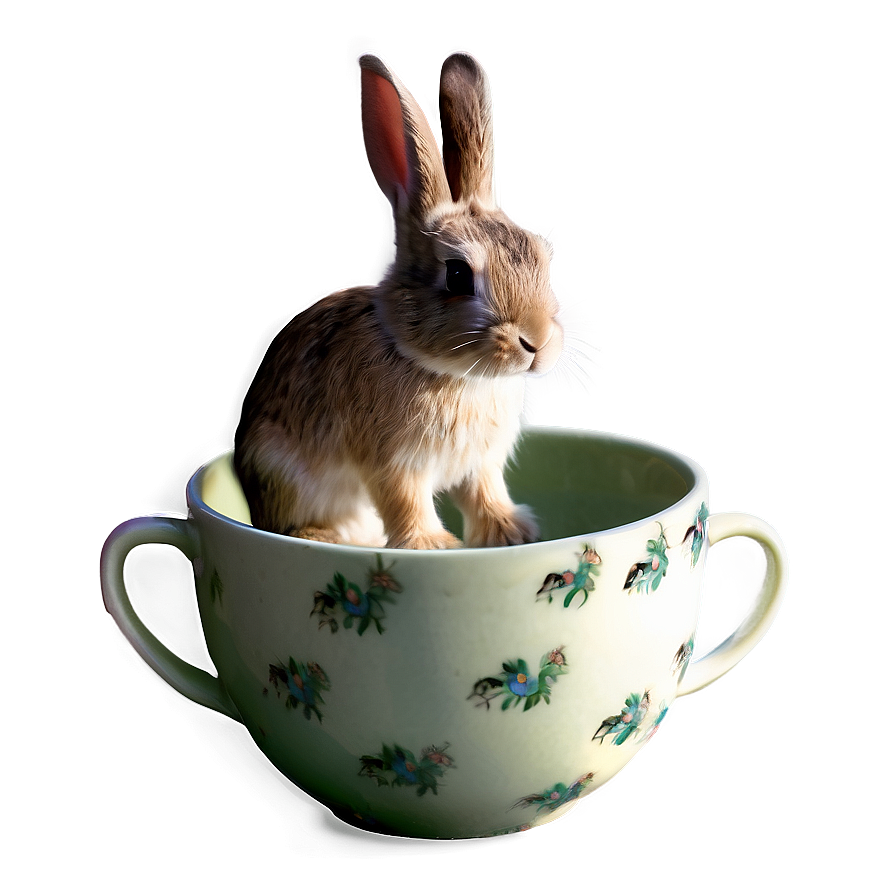 Rabbit In Cup Png 05062024 PNG image