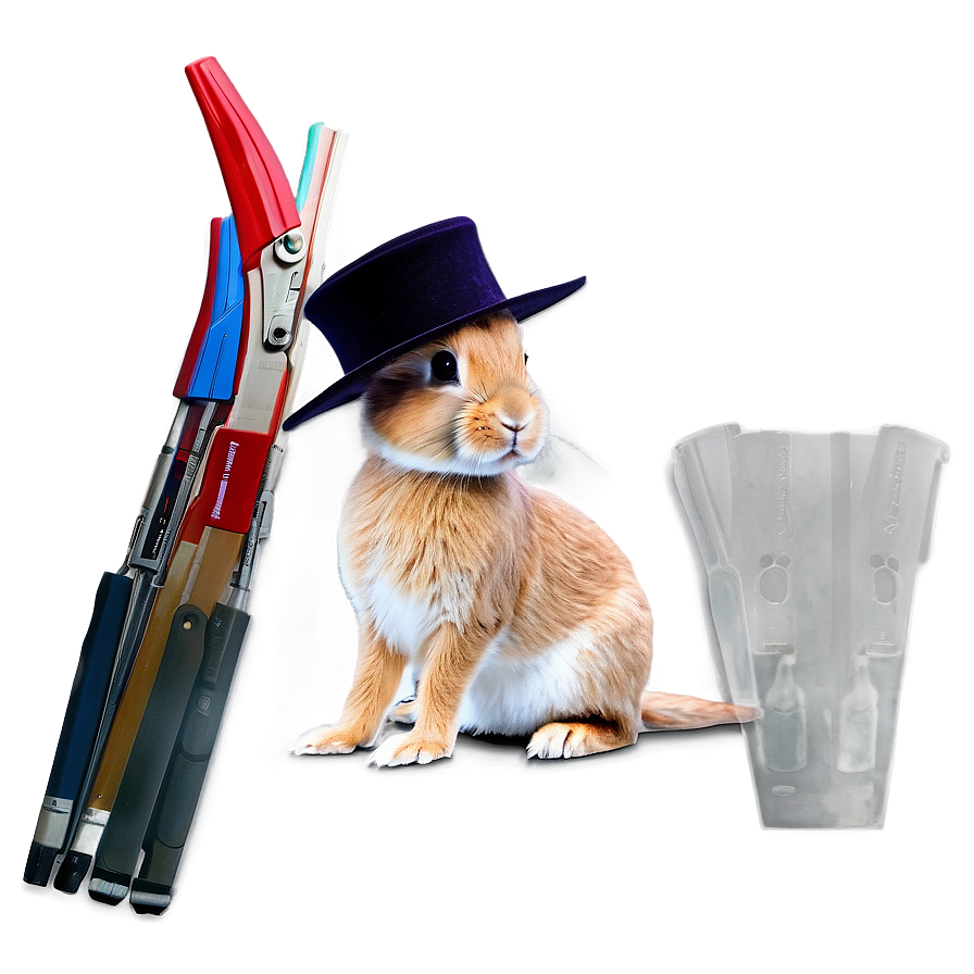 Rabbit In Hat Png 44 PNG image