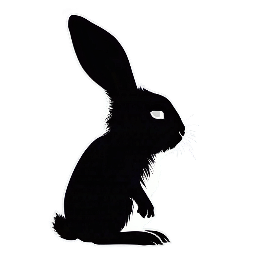 Rabbit Silhouette Png 87 PNG image