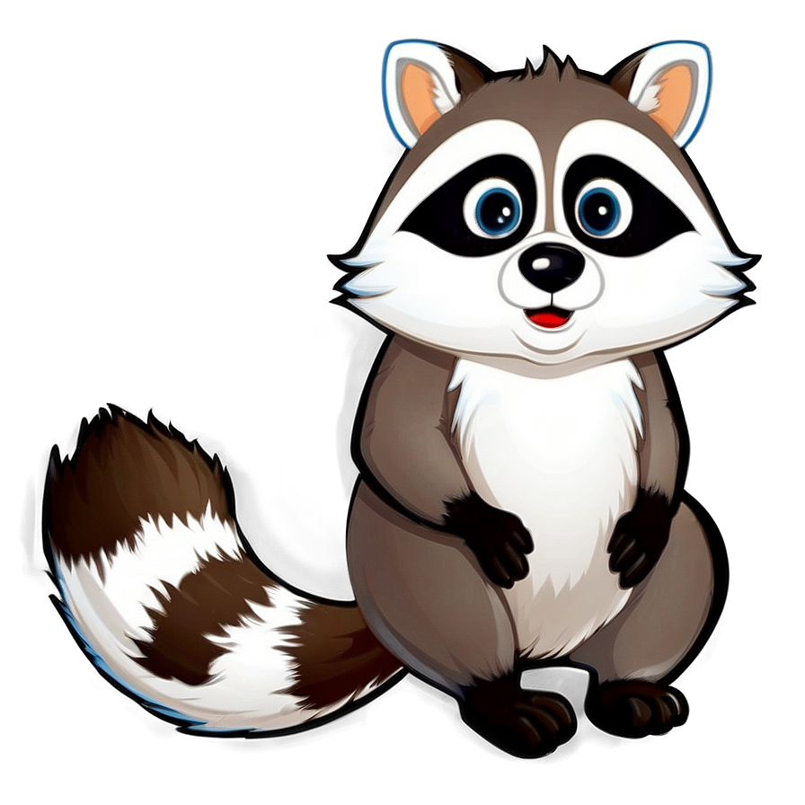 Raccoon Character Mascot Png 05232024 PNG image