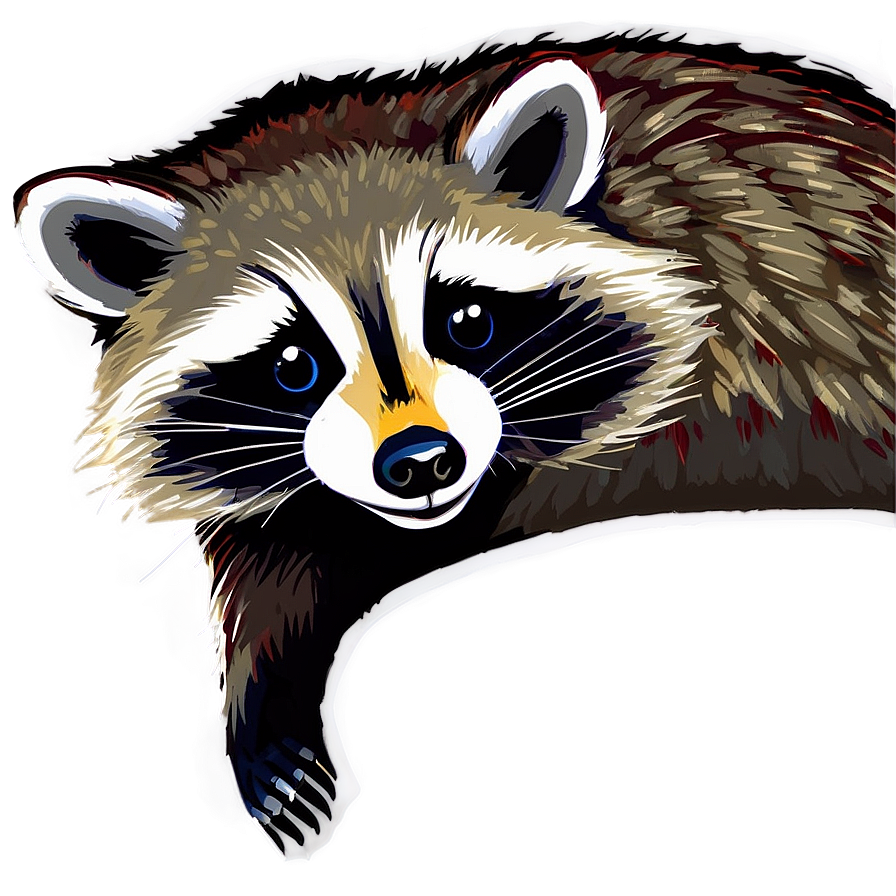 Raccoon Character Mascot Png 20 PNG image