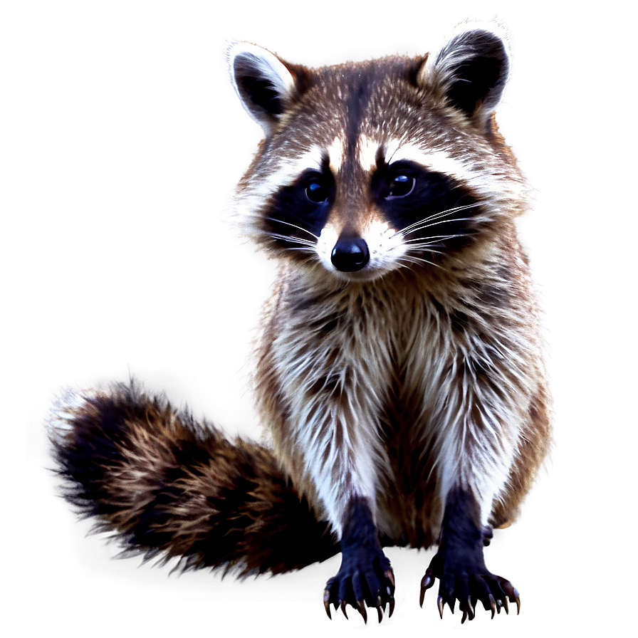 Raccoon In Moonlight Png 05232024 PNG image