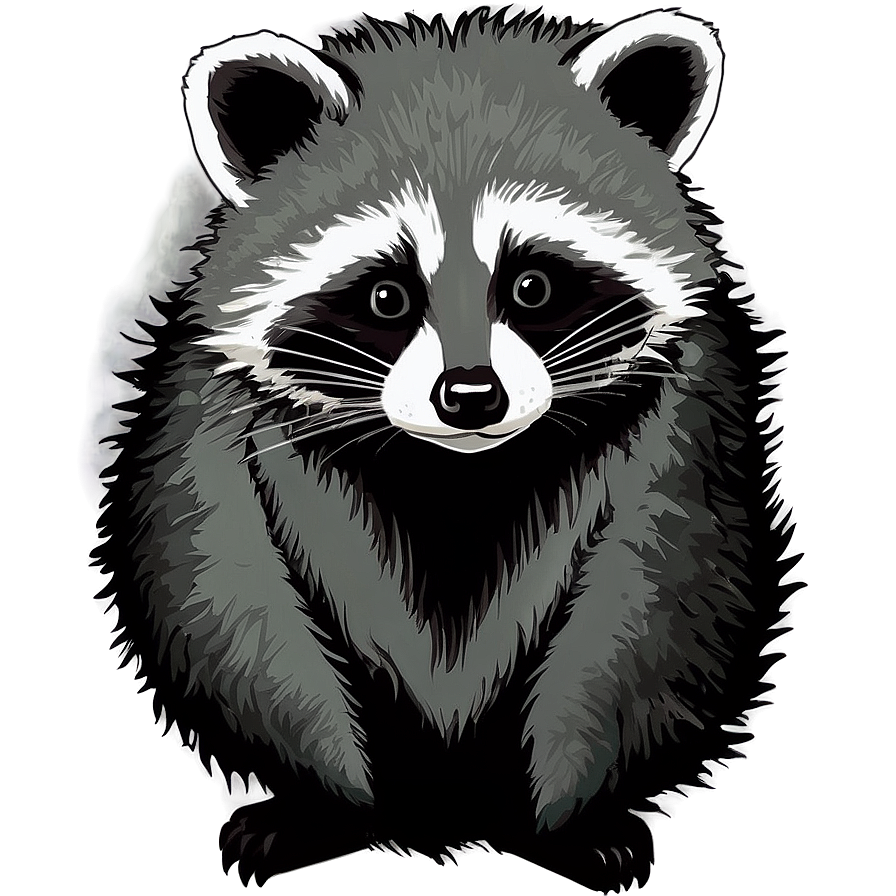 Raccoon Silhouette Image Png 96 PNG image