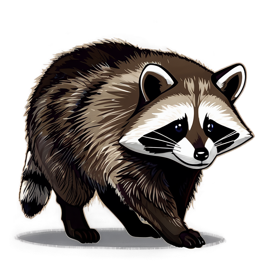 Raccoon Walking Animation Png Yoy59 PNG image