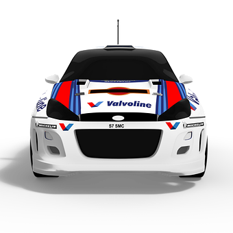 Race Car Front View Valvoline Livery PNG image