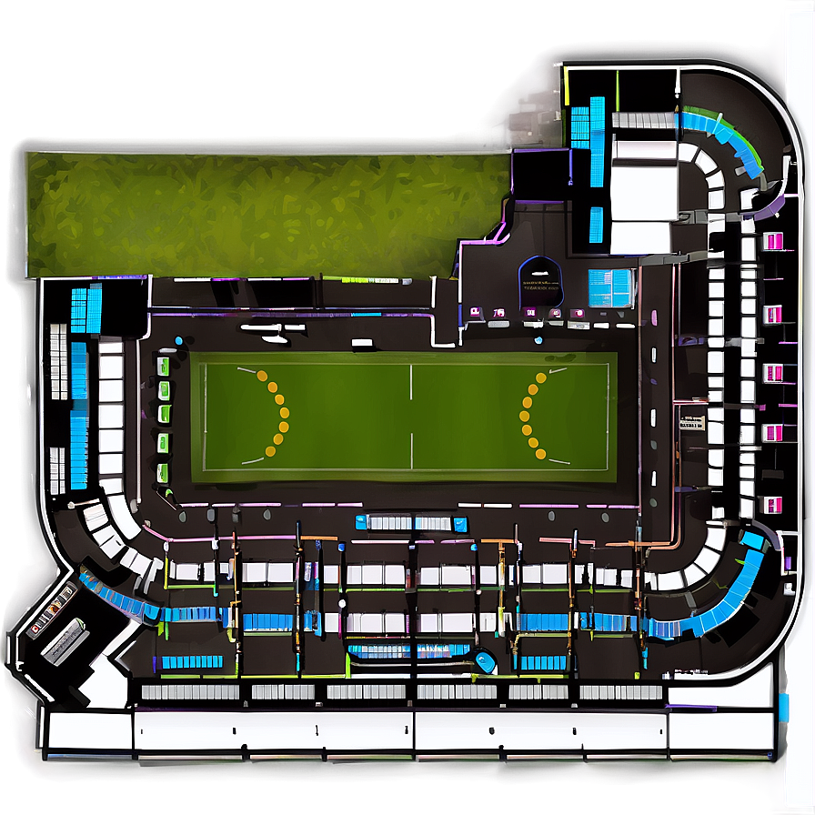 Racing Circuit Stadium View Png 06122024 PNG image