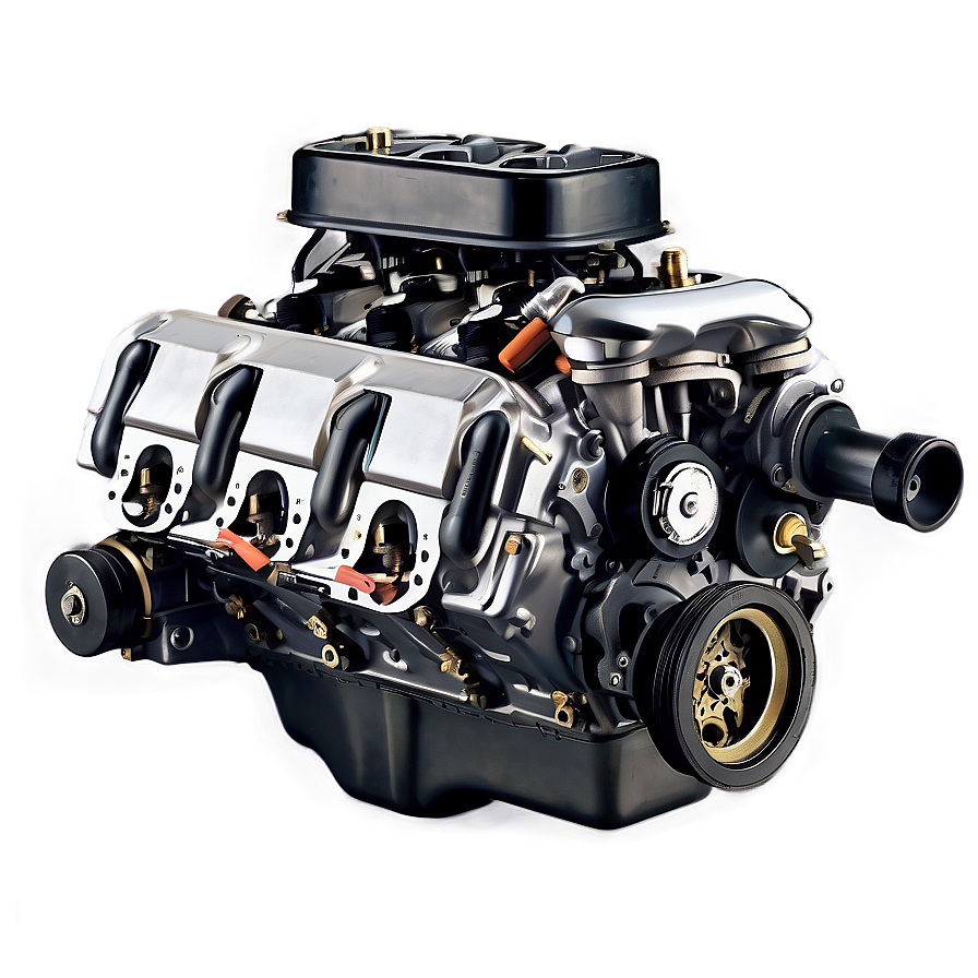 Racing Coupe Car Engine Configuration Png 06132024 PNG image