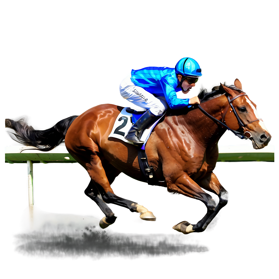 Racing Horse In Full Gallop Png 06292024 PNG image