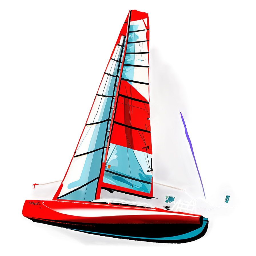 Racing Sailboat Action Png Eki77 PNG image