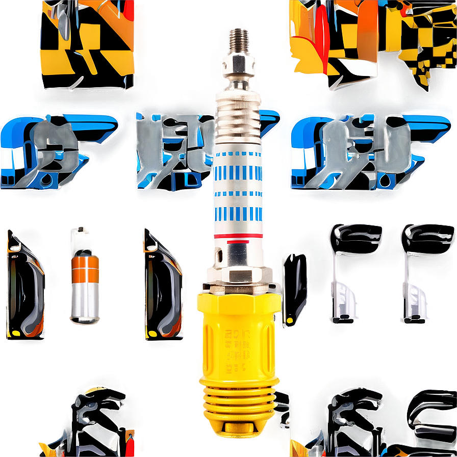 Racing Spark Plug Png Laj10 PNG image