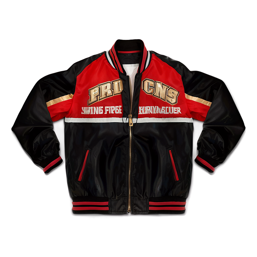 Racing Stripe Bomber Jacket Png 06282024 PNG image