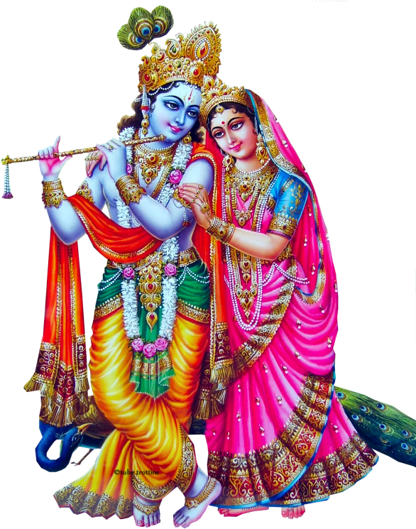Radha Krishna Eternal Love PNG image