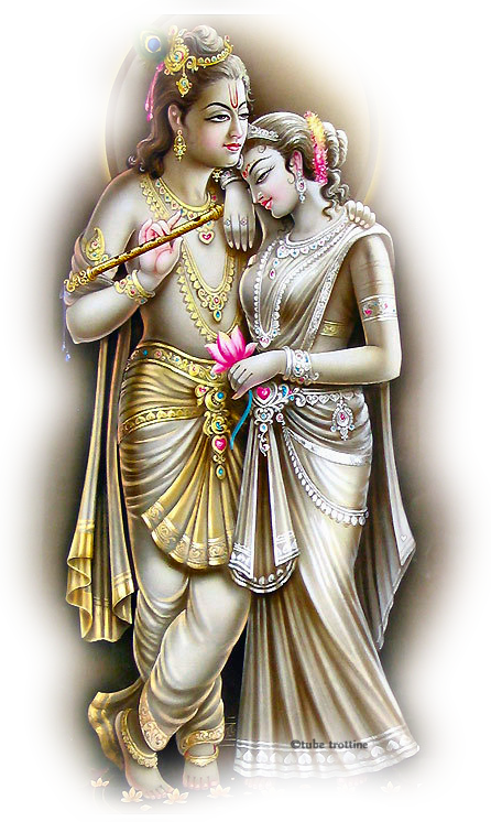 Radha Krishna Eternal Love PNG image