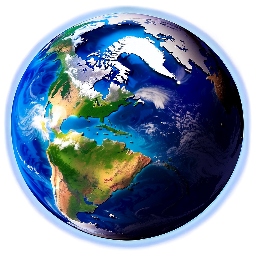 Radiant Blue Planet Glow Png 06292024 PNG image