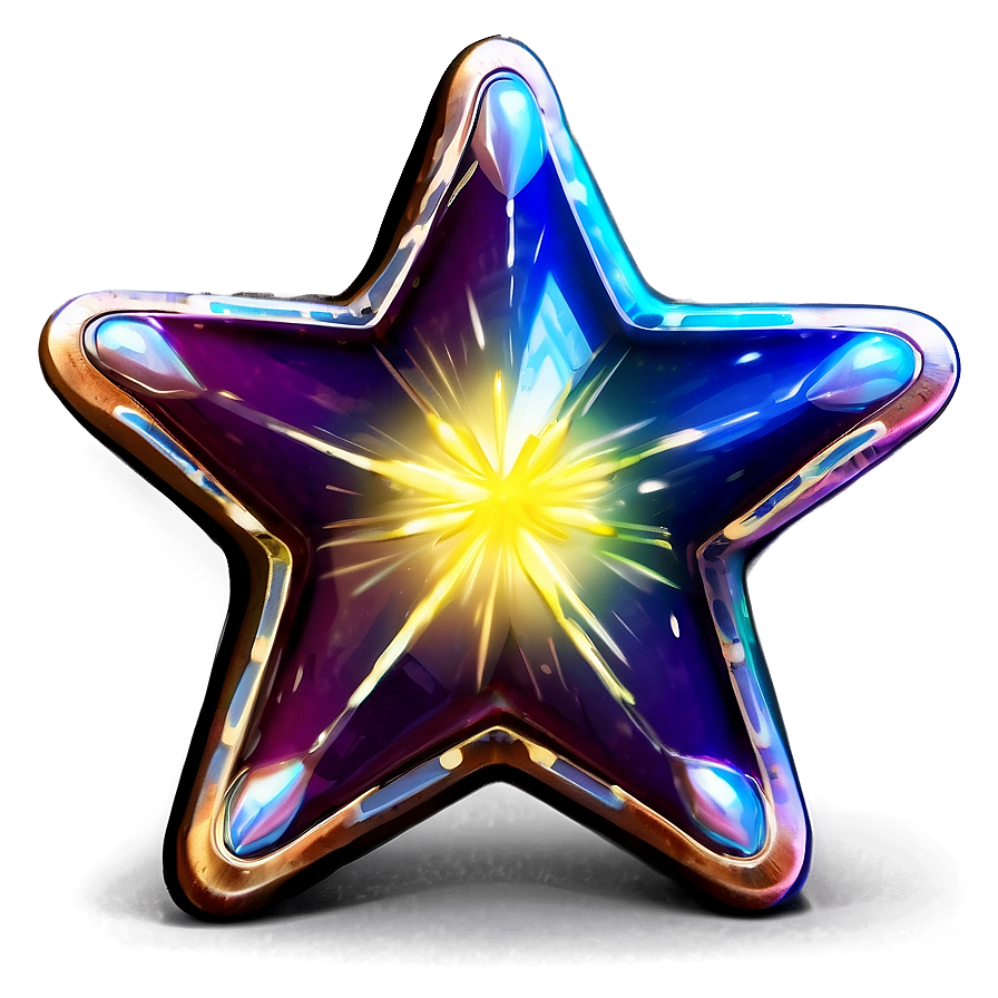 Radiant Cartoon Star Png 64 PNG image