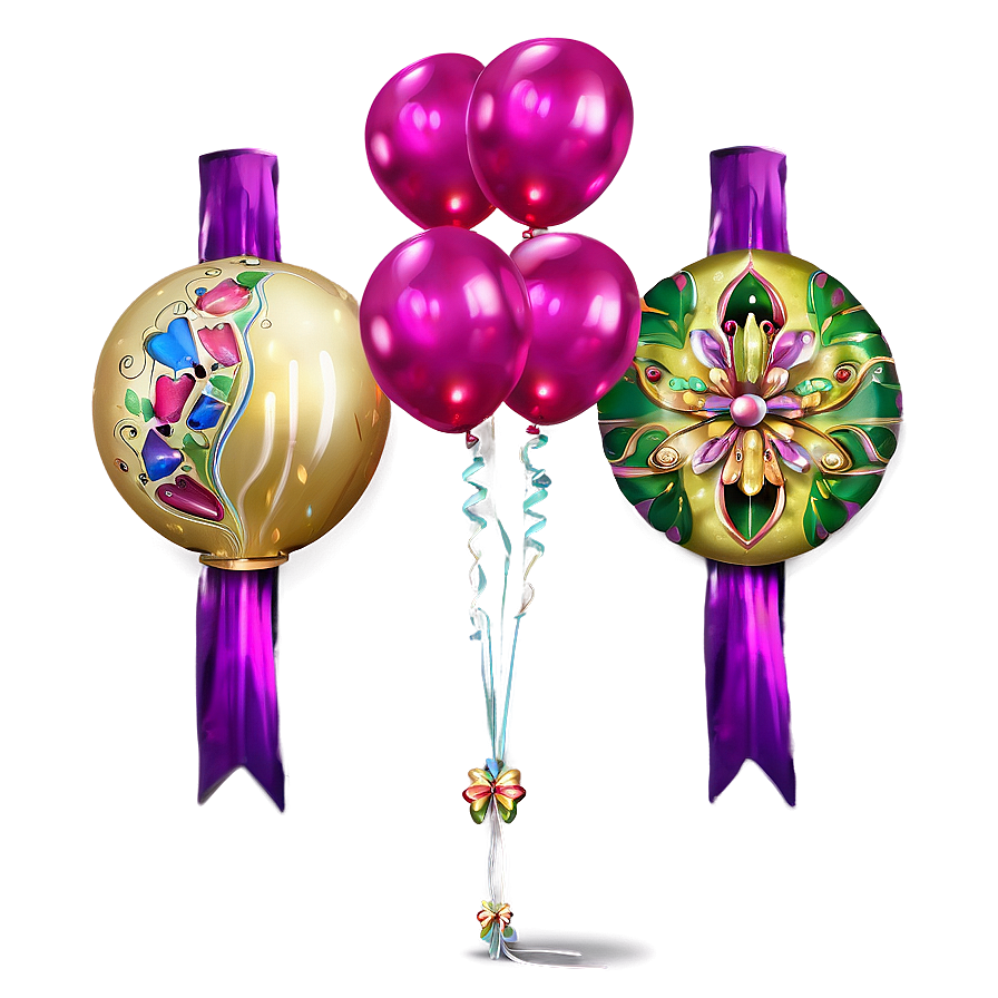 Radiant Celebration Decorations Png Eot PNG image