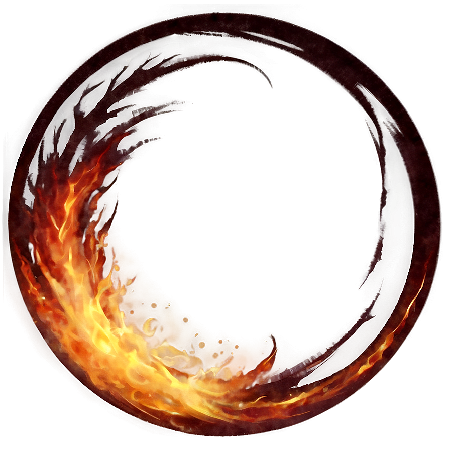 Radiant Circle Of Fire Png 06272024 PNG image