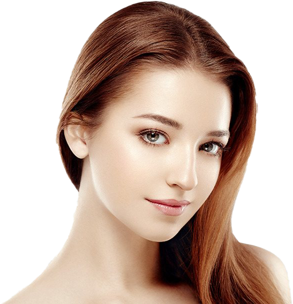 Radiant Complexion Beauty Portrait PNG image