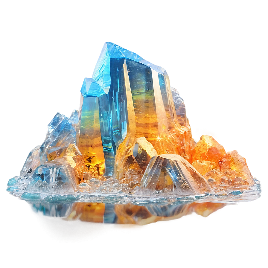Radiant Crystal Iceberg Png 88 PNG image