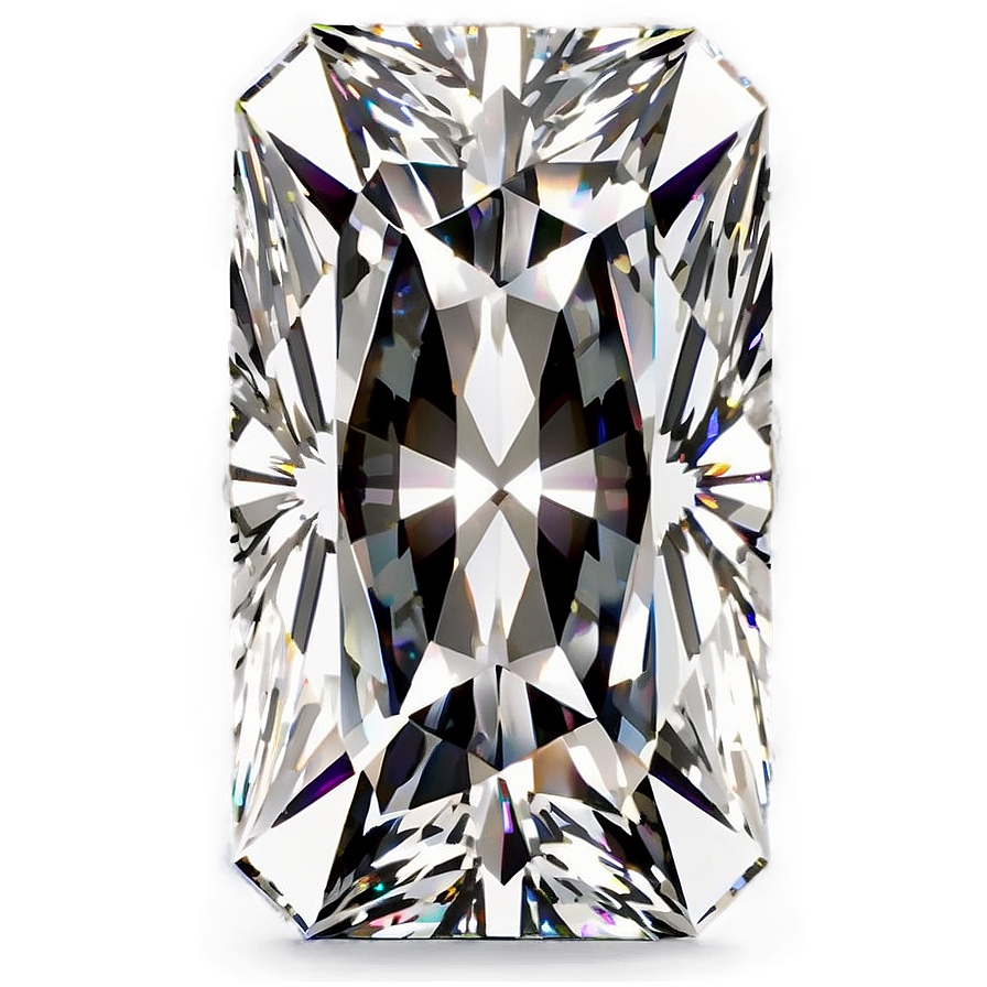 Radiant Cut Diamond Png 05032024 PNG image