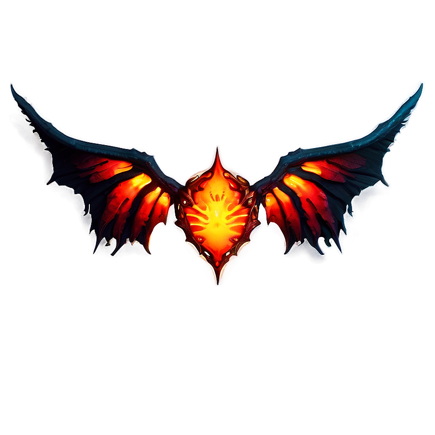 Radiant Demon Wings Png 06262024 PNG image