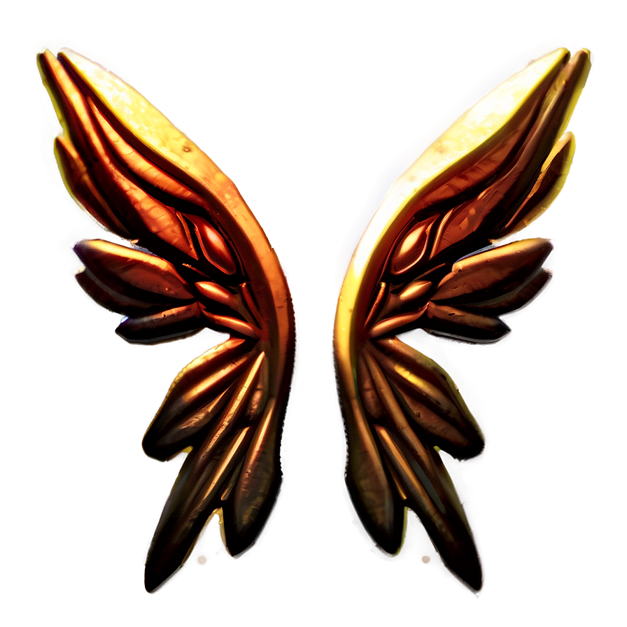 Radiant Fairy Wings Emblem Png 05252024 PNG image