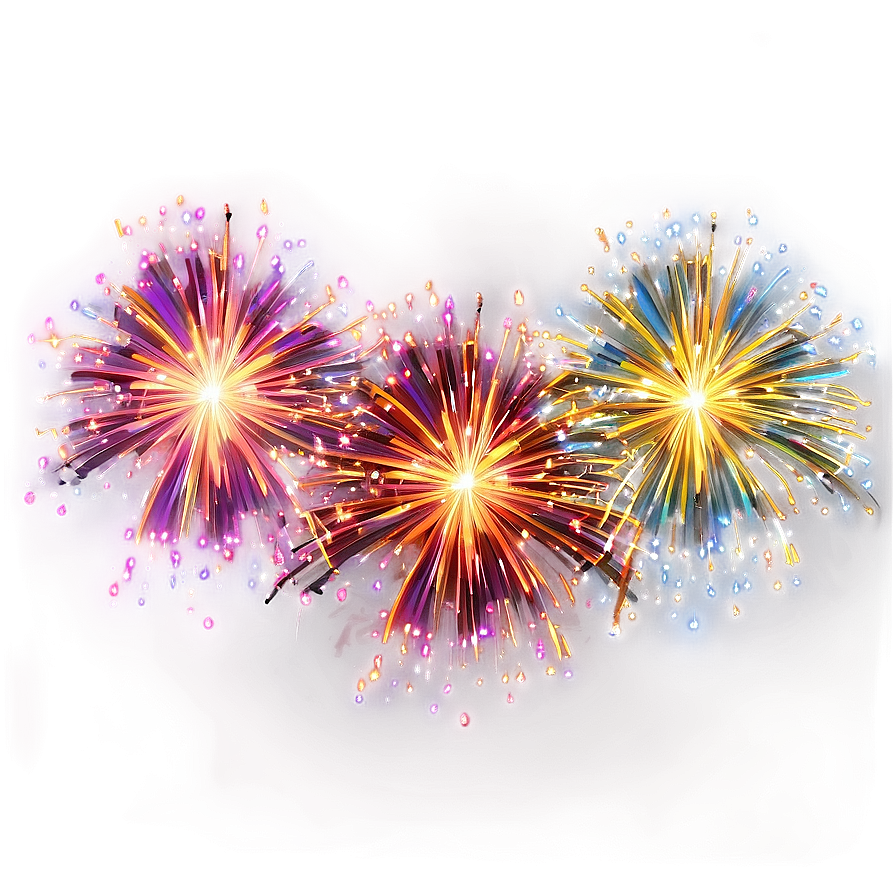 Radiant Firework Display Png 06252024 PNG image