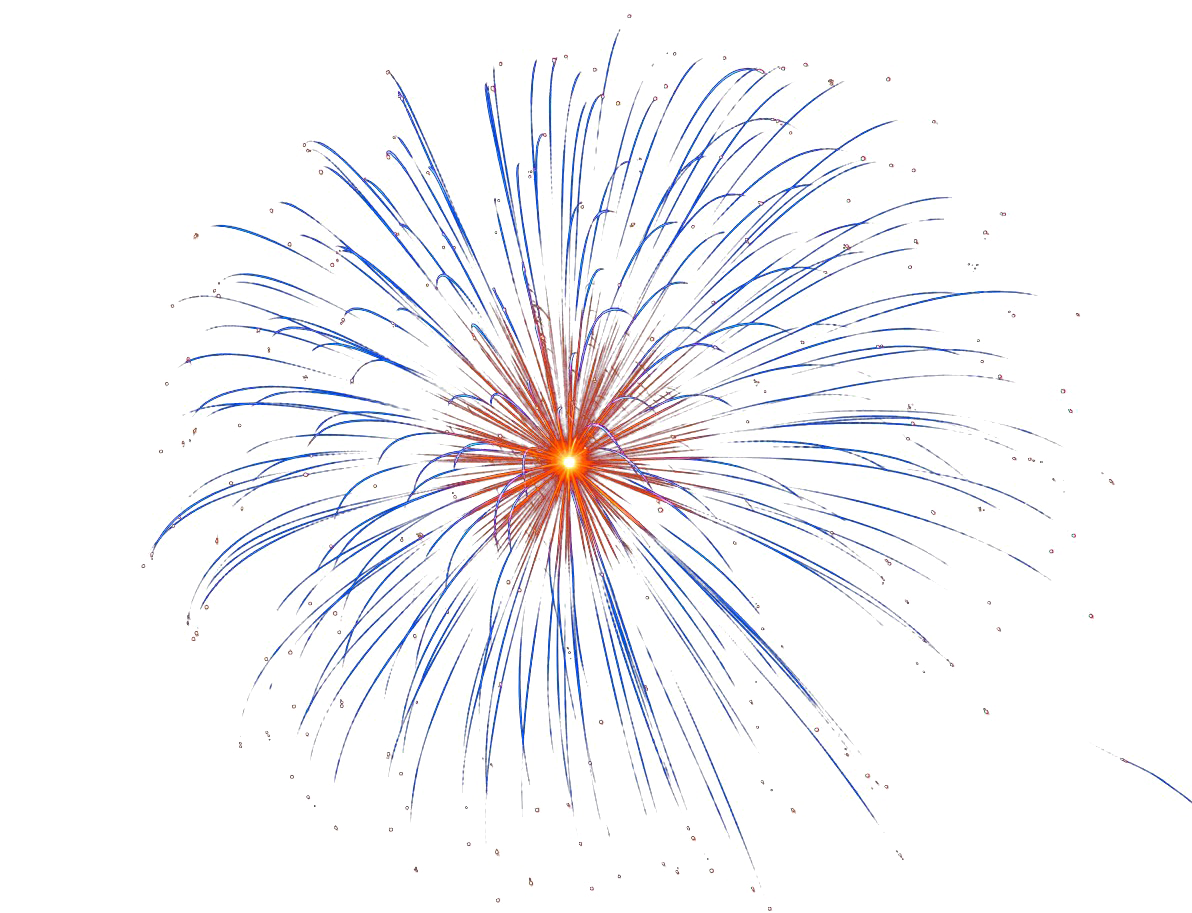 Radiant Firework Explosion PNG image