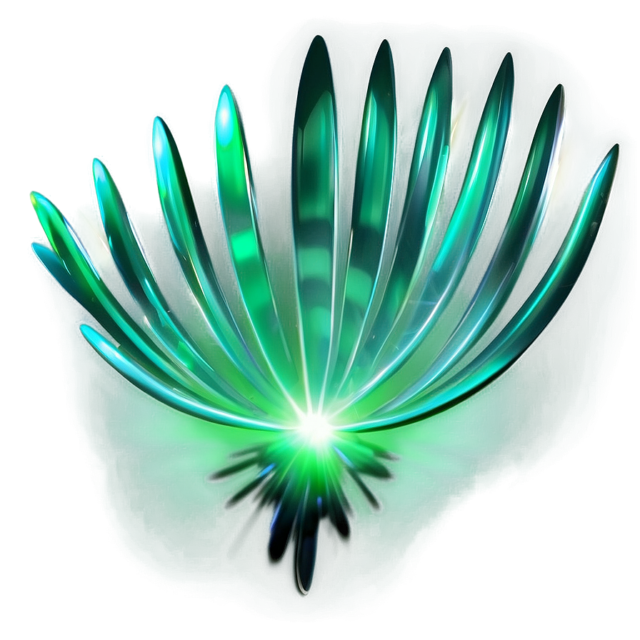 Radiant Green Glow Png 06262024 PNG image