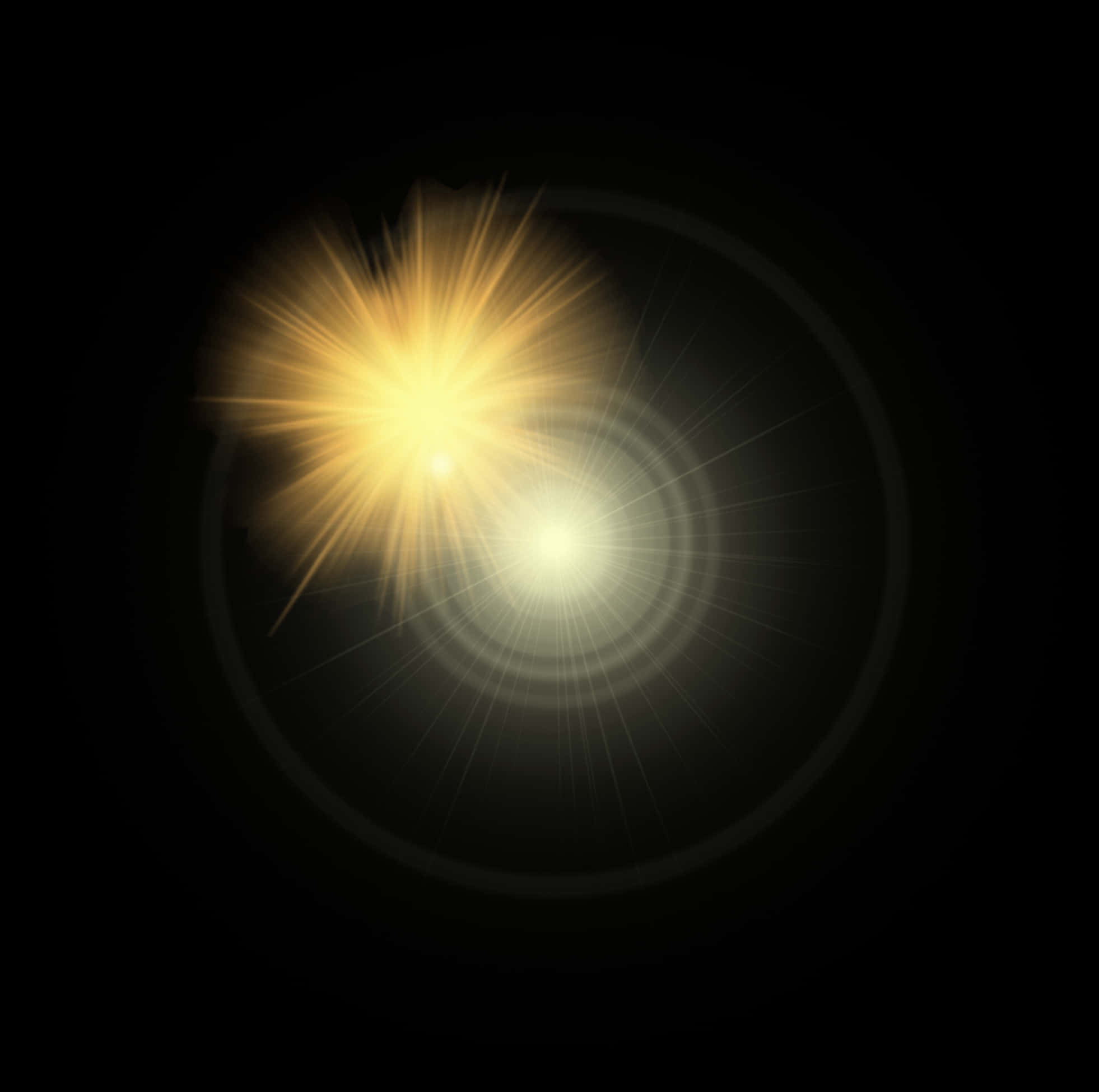 Radiant Light Flare PNG image